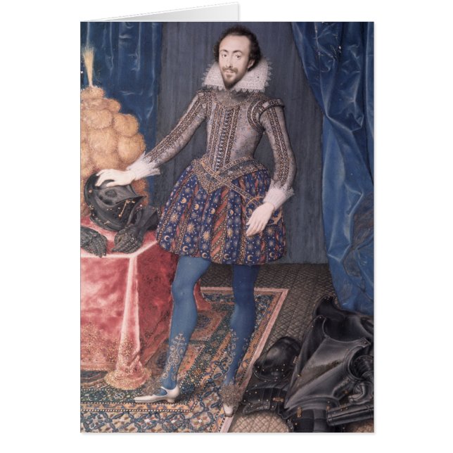 Cartão Retrato de Richard Sackville, ó conde de (Frente)