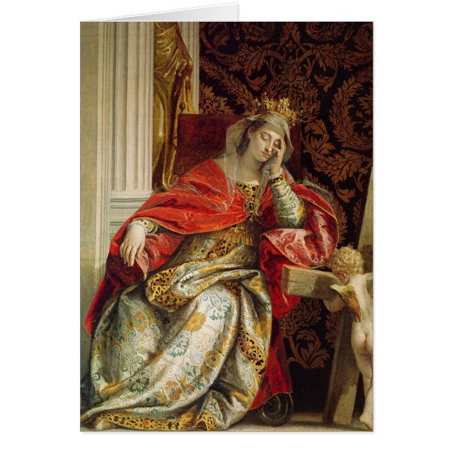 Cartão Retrato de Santa Helena (Frente)