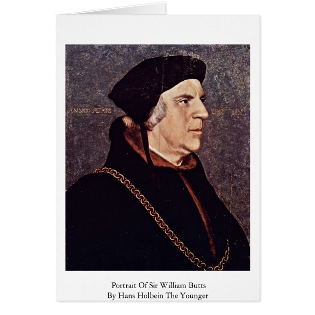 Cartão Retrato De Sir William Bumbuns (Frente)