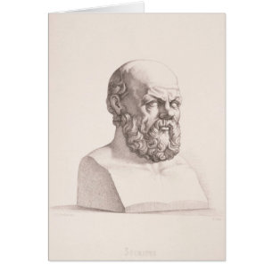 Cartão Retrato de Socrates