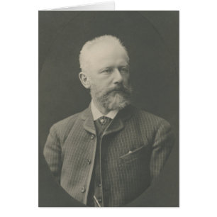 Cartão Retrato de Tchaikovsky