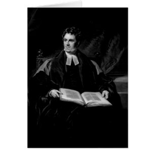 Cartão Retrato de Thomas Arnold