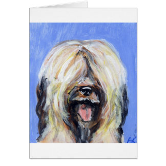 Cartão Retrato de um Briard