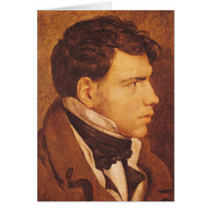 Cartão Retrato de um homem novo 2