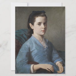 Cartão Retrato de uma Menina Elegante (por Leloir)