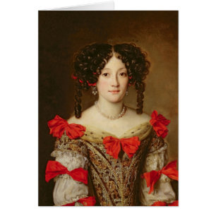 Cartão Retrato de uma mulher 3