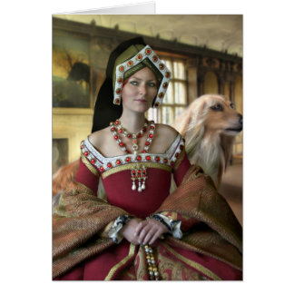Cartão Retrato de uma Rainha
