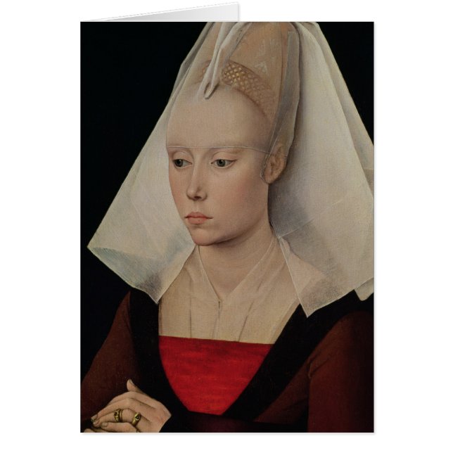 Cartão Retrato de uma senhora, c.1450-60 (Frente)