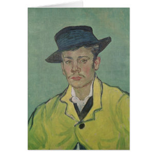 Cartão Retrato de Vincent van Gogh de Armand Roulin,
