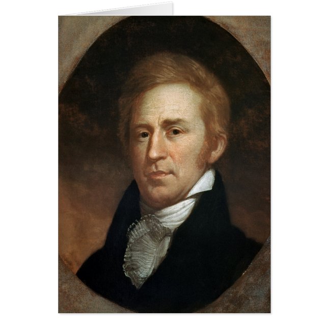 Cartão Retrato de William Clark, c.1807 (Frente)