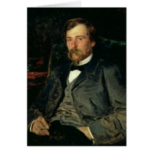 Cartão Retrato do artista