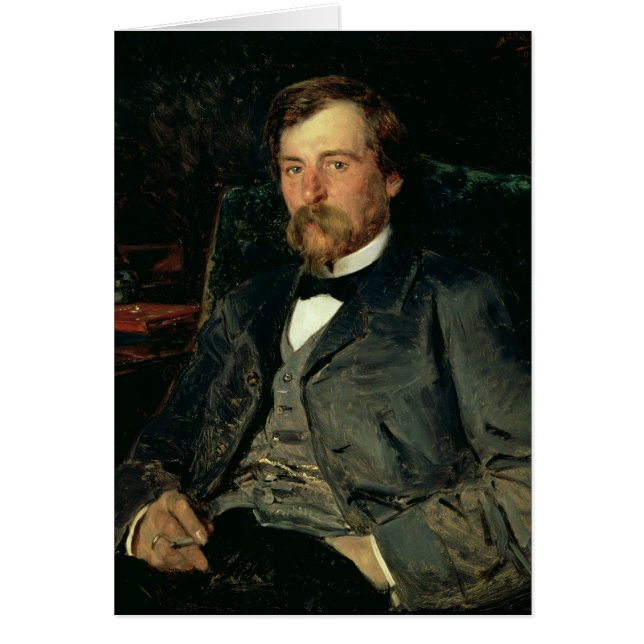 Cartão Retrato do artista (Frente)