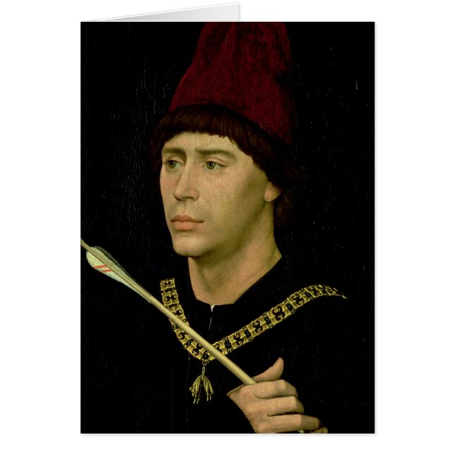 Cartão Retrato do bastardo de Antoine de Borgonha (Frente)