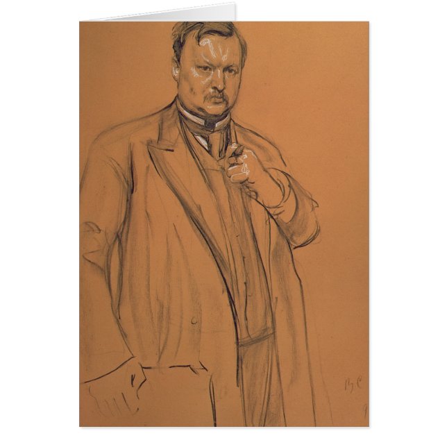 Cartão Retrato do compositor (Frente)