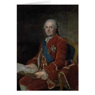 Cartão Retrato do Dauphin Louis de France