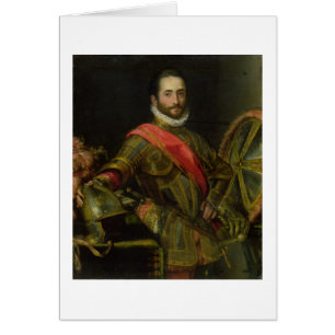 Cartão Retrato do della Rovere de Francesco II, c.1572