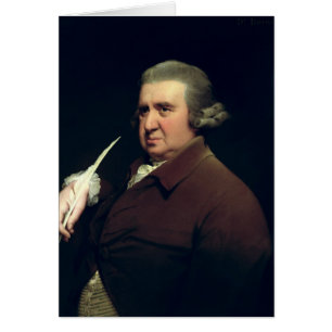 Cartão Retrato do Dr. Erasmus Darwin