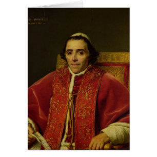 Cartão Retrato do papa Pius VII, 1805