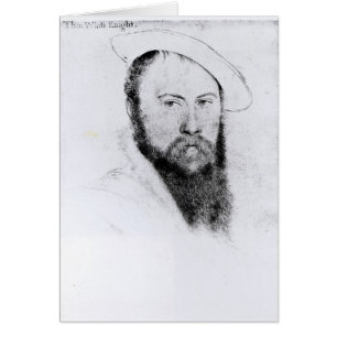 Cartão Retrato do senhor Thomas Wyatt o mais novo