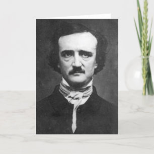 Cartão Retrato Edgar Allan Poe