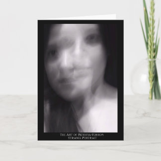 Cartão Retrato estranho