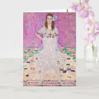 Cartão Retrato Klimt Mada Primavesi Restaurado