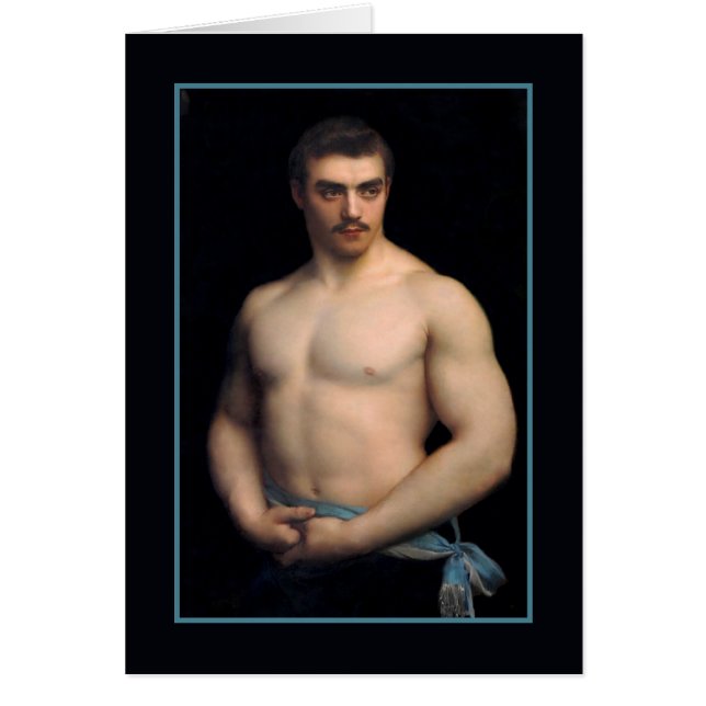 Cartão Retrato Maurice Deriaz por Courtois (Frente)