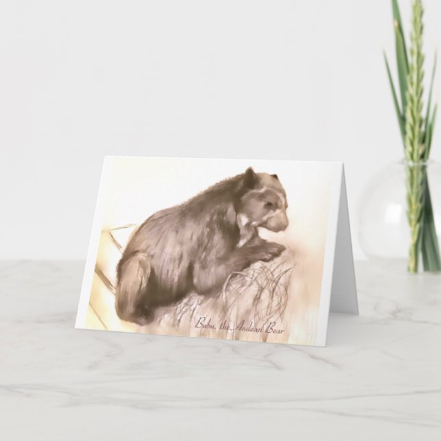 Cartão Retrato Notecard de A. Neuman Bubu (Frente)