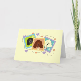 Cartão Retratos de Cachorro Camisetas e presentes