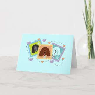 Cartão Retratos de Cachorro Camisetas e presentes