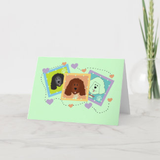 Cartão Retratos de Cachorro Camisetas e presentes