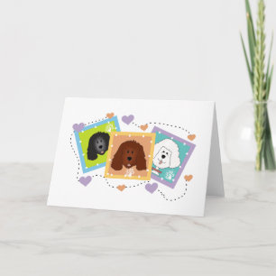 Cartão Retratos de Cachorro Camisetas e presentes