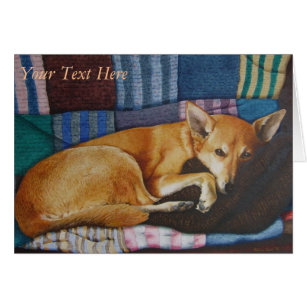 Cartão retratos misturados Labrador do cão da raça do
