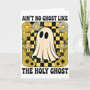 Cartão Retro Boho Não Há Fantasma Como O Espírito Santo,