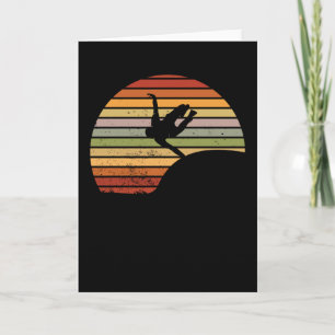 Cartão Retro de Parkour