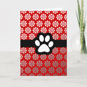 CARTÃO RETRO DO ANIMAL DE ESTIMAÇÃO DO EI