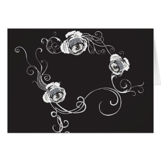 Cartão retro do quadro