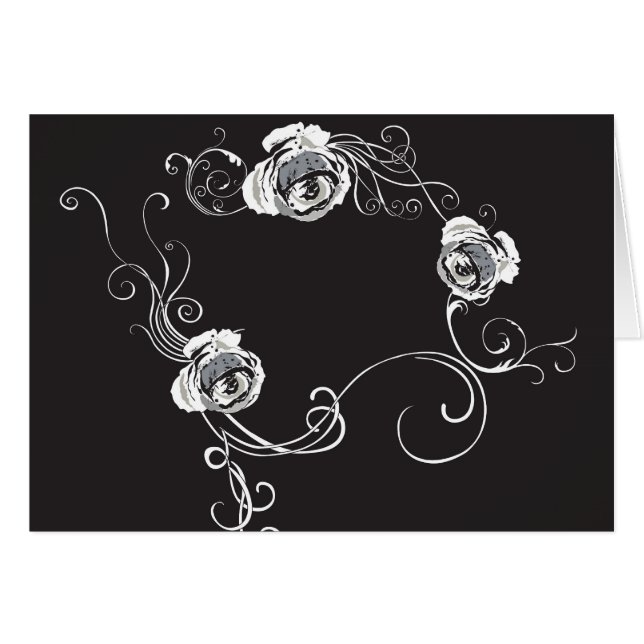 Cartão retro do quadro (Frente Horizontal)