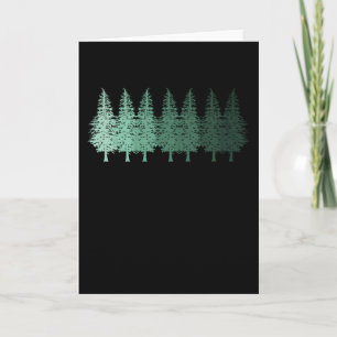 Cartão RETRO FLORESTAL HIKING Hunter Lumberjack Hikers