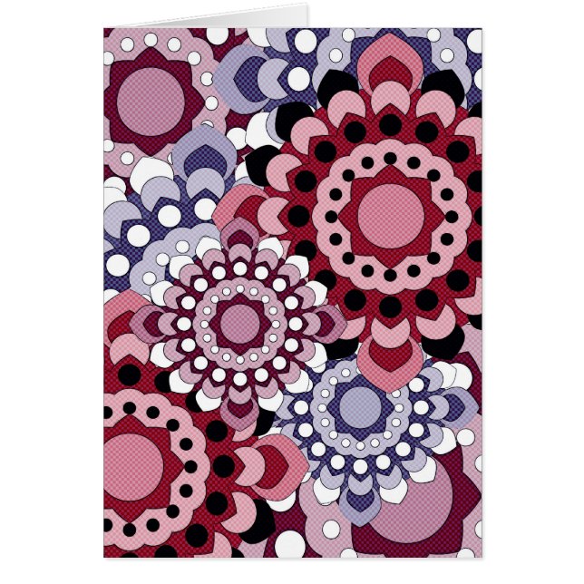 Cartão Retro Georgie Rosa (Frente)