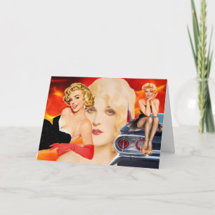 Cartão Retro Hot Birthday