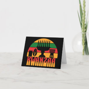Cartão Retro Kwanzaa