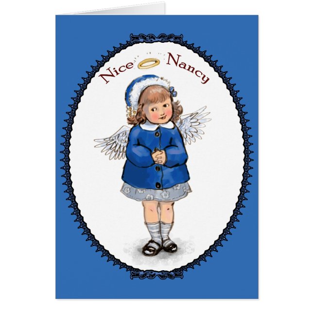 Cartão Retro Nice Nancy (Frente)