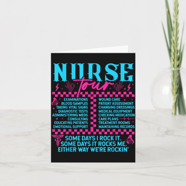 Cartão Retro Nurse Nurse Week Men Women Nurse  (Frente)