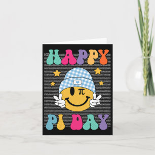 Cartão Retro Pi Day 10000 Digits Pi Sign Math Men