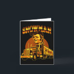 Cartão Retro Snowman Caminhão Anos 70 Vintage Groovy<br><div class="desc">Retro Snowman Caminhão Anos 70 Vintage Groovy</div>