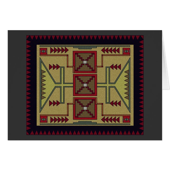 Cartão Retro Sudoeste (Frente Horizontal)