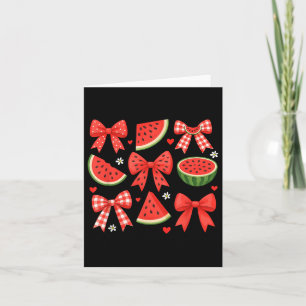 Cartão Retro Summer Vibes Coquette Arco Watermelon Summer