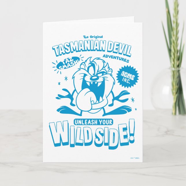 Cartão Retro TAZ™ Sorrente (Frente)