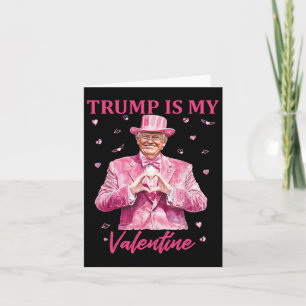 Cartão Retro Trump É Meu Namorado Dia dos Namorados Trump